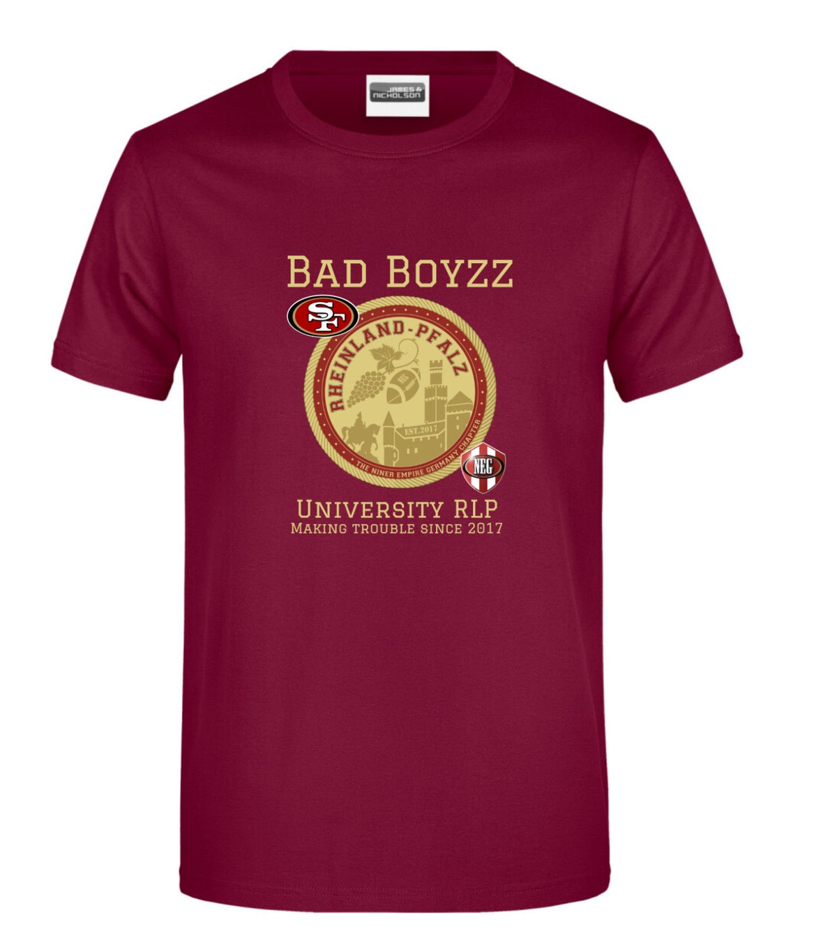 BAD BOYZZ - Unisex T-Shirt - NEG RLP Design