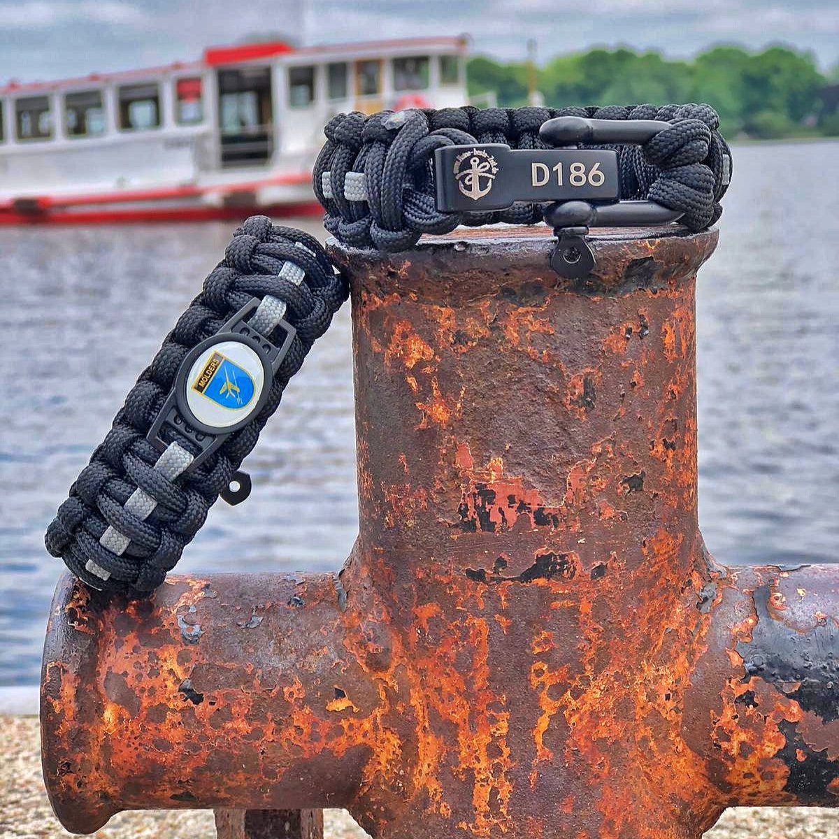 Pulsera de paracord Destroyer D186 MÖLDERS, tamaño ajustable