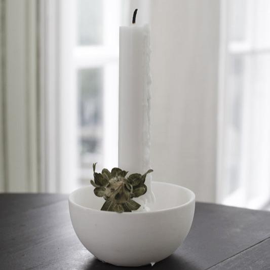 Storefactory - Portavelas LIDATORP mini blanco