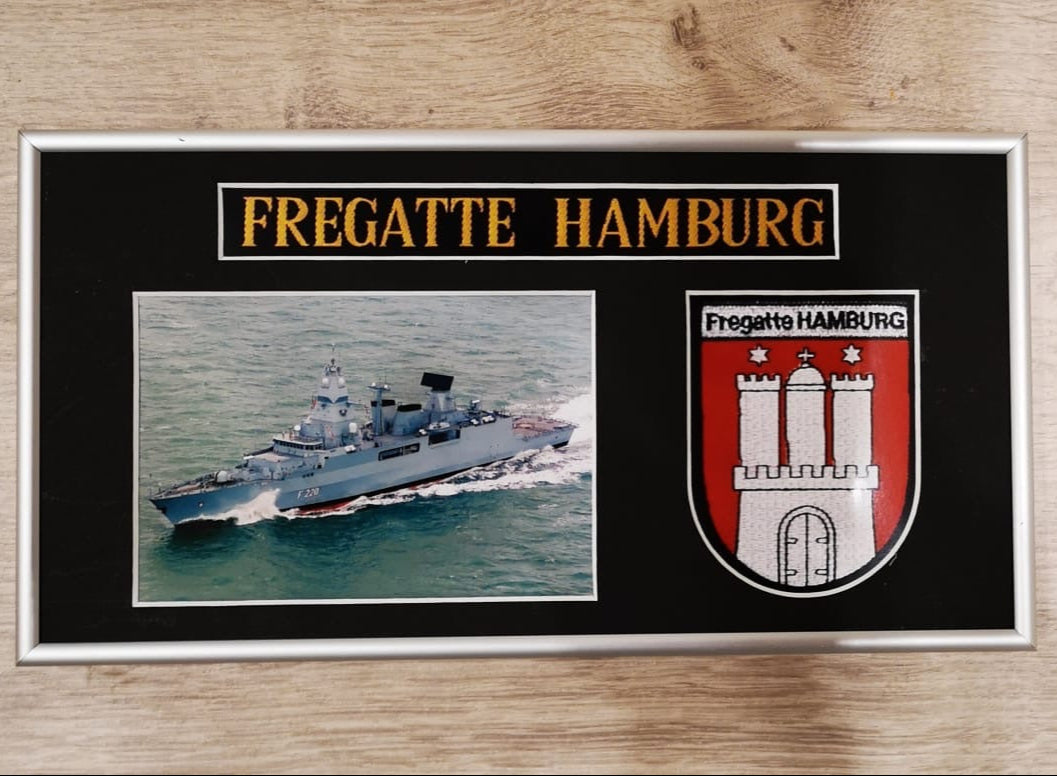 Marco de fotos F220 Fragata Hamburgo 15x30cm