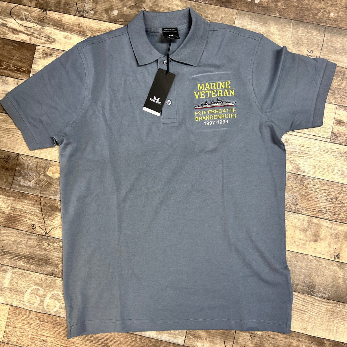 MARINE VETERAN - Poloshirt mit deiner Einheit