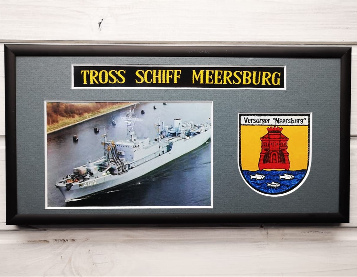 A1418 - BUQUE DE APOYO MEERSBURG - 15x30cm - Marco