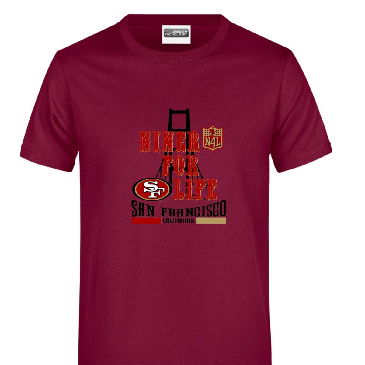 Niners4Life - Bridge - Unisex T-Shirt - NEG RLP Design
