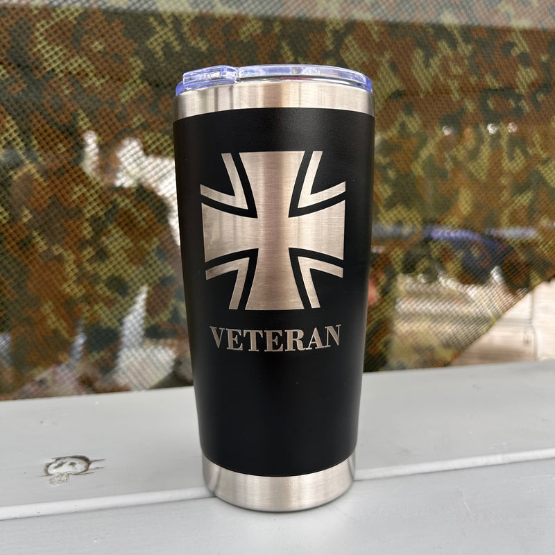 Thermobecher „VETERAN“ plus Heereskreuz