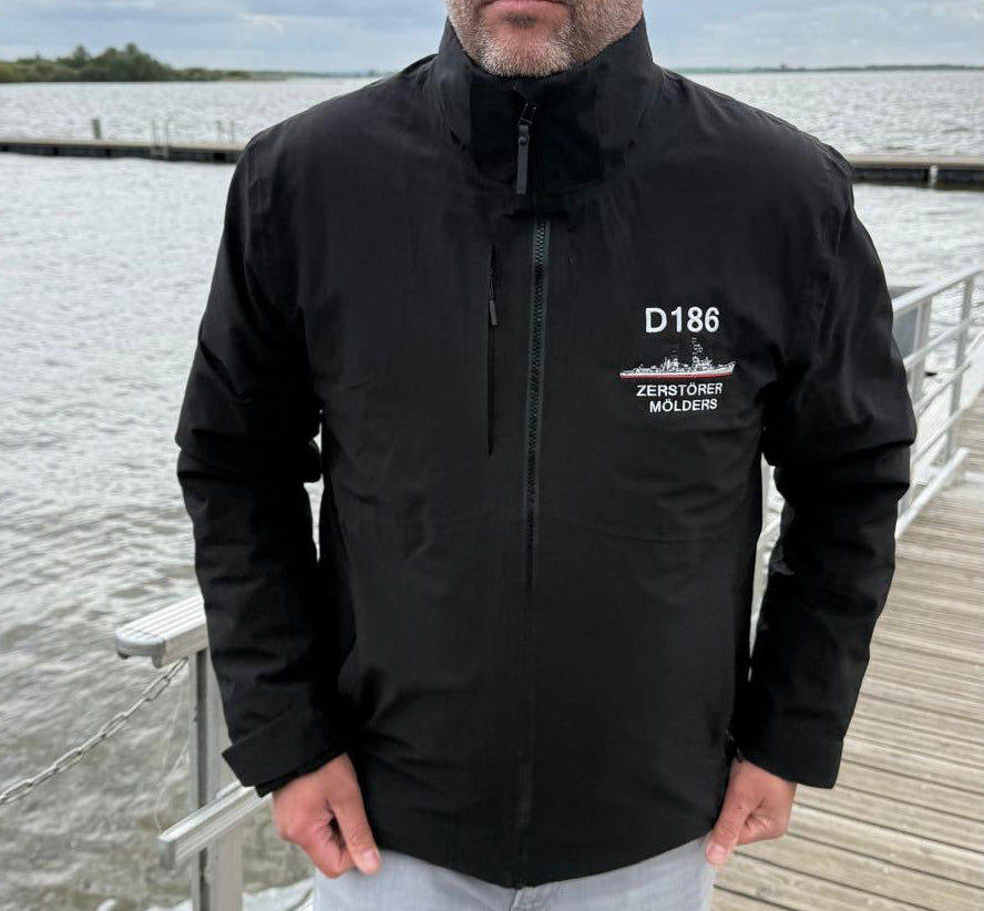 Allwetterjacke mit Brustbestickung DEINER Einheit