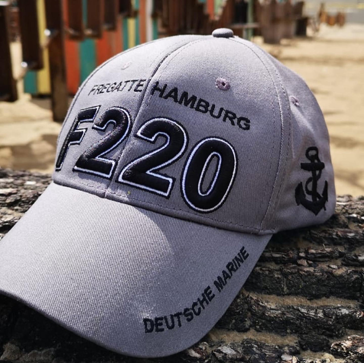 Gorra de béisbol de la Marina Fragata Bavaria F217 gris 
