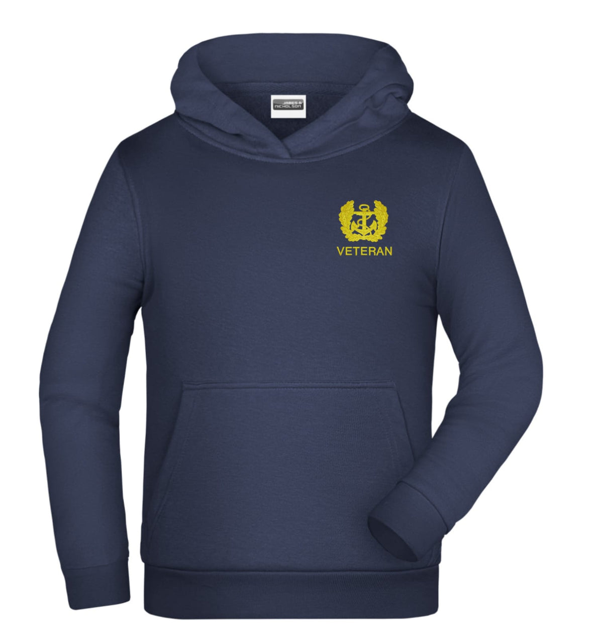 Suéter con capucha (Hoodie) “Insignia Naval” Veterano