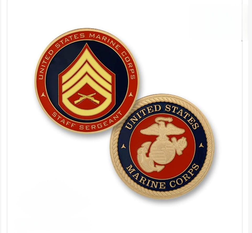 Coin US Marine Corps - Staff Sergeant