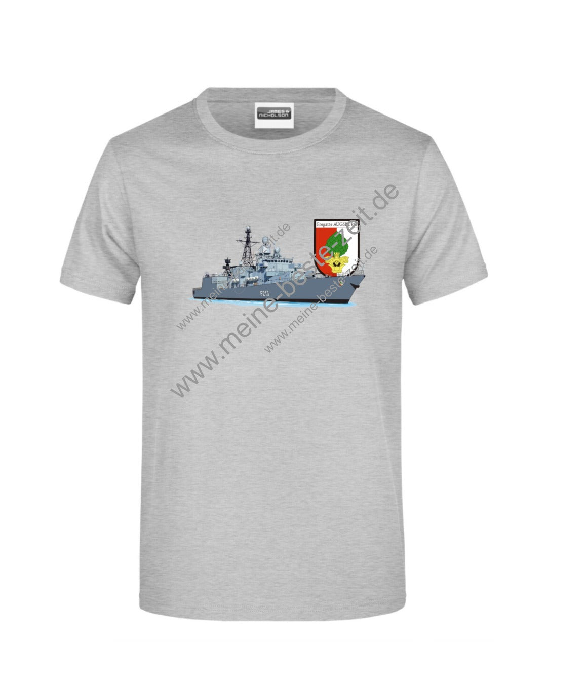 Fragata Clase F122 - Camiseta con estampado en el pecho