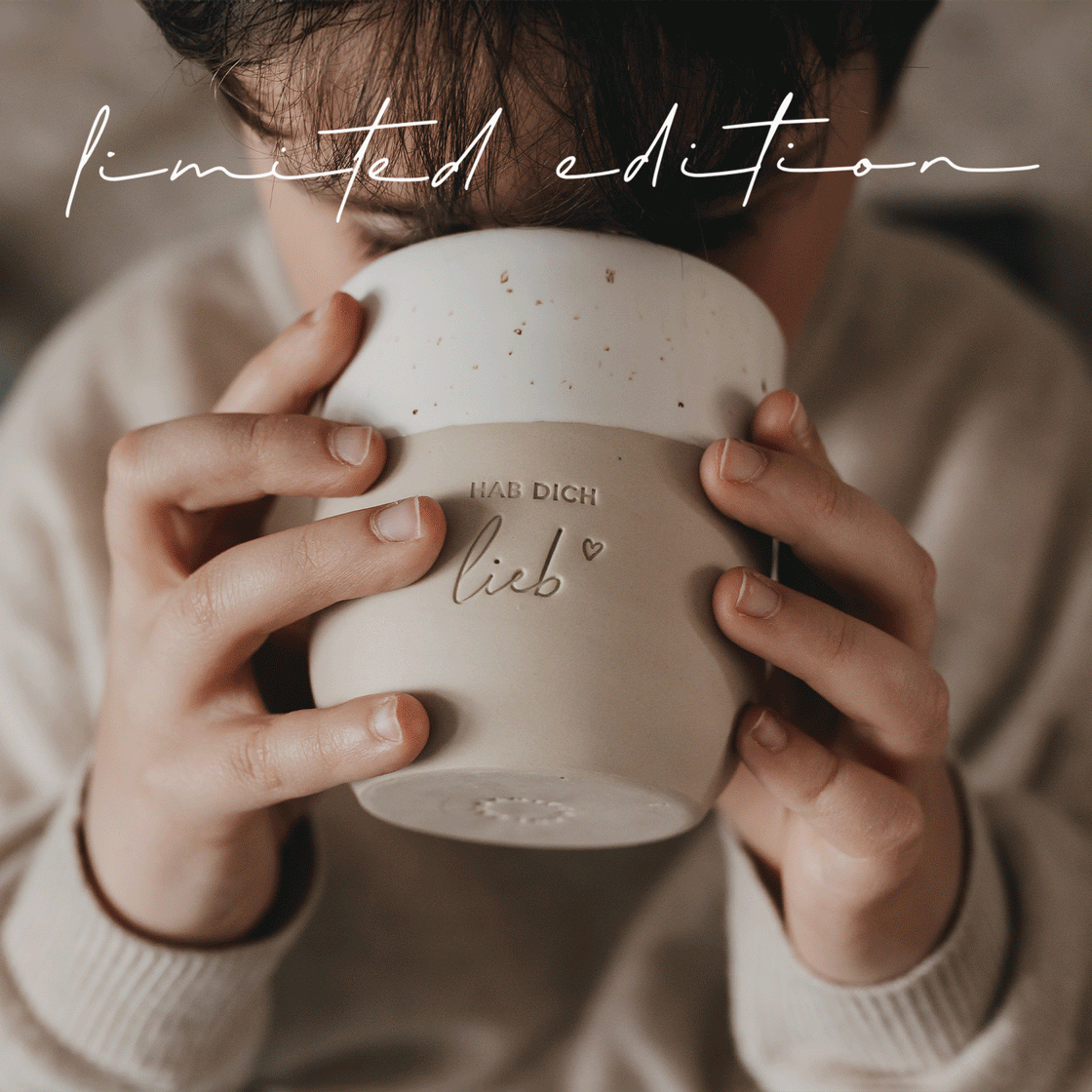 Limitierter Becher HAB DICH LIEB