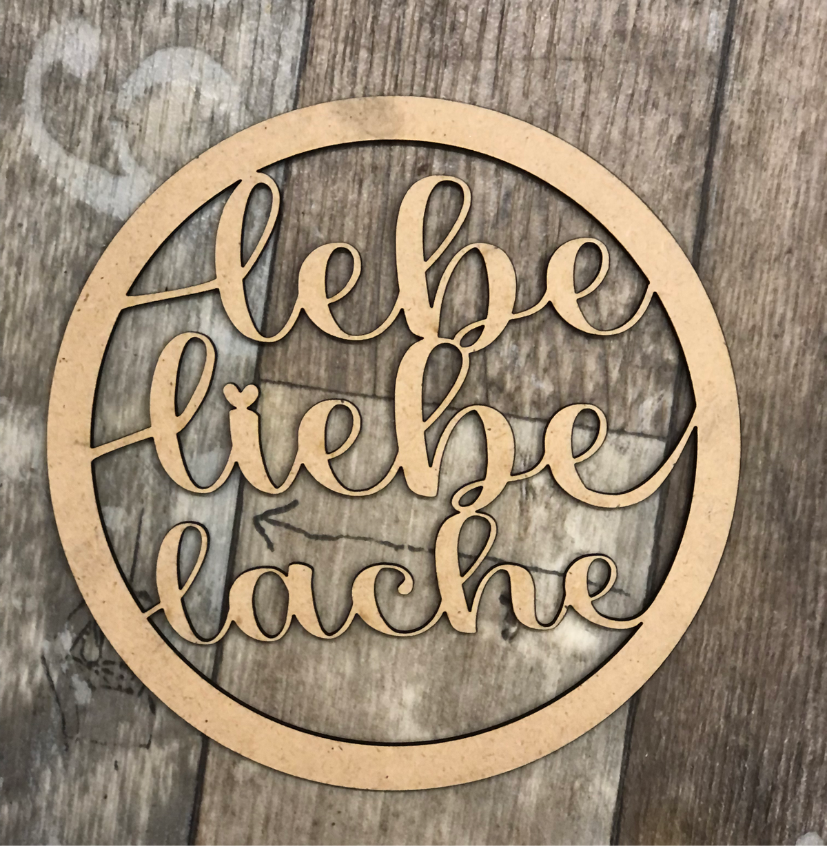 Aro-Anillo “Vive, Ama, Ríe” 15cm