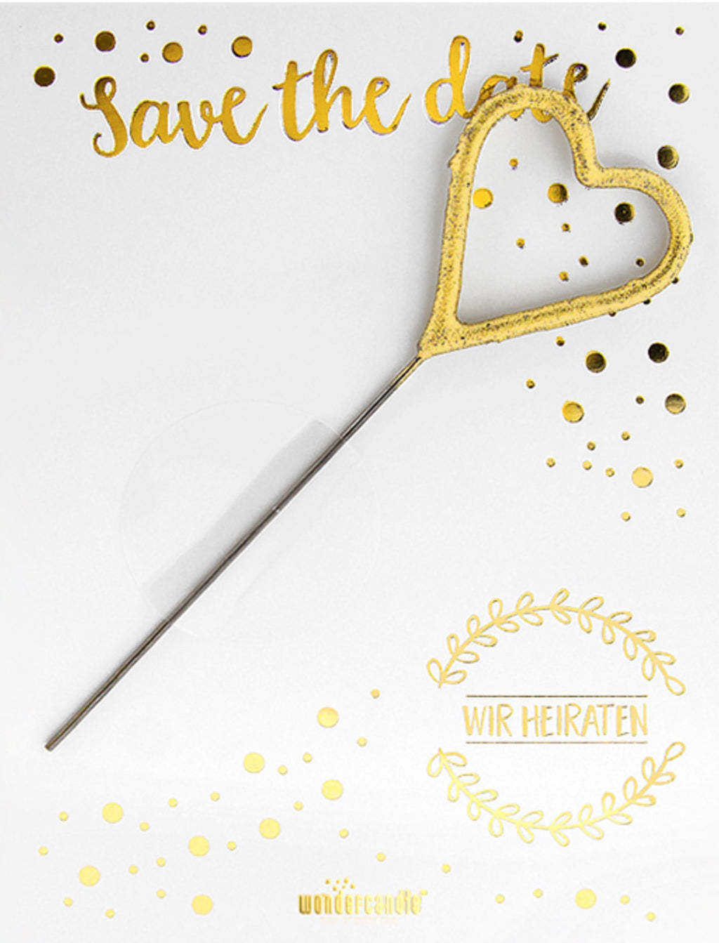 Reserva la fecha: nos casamos - mini Wondercard