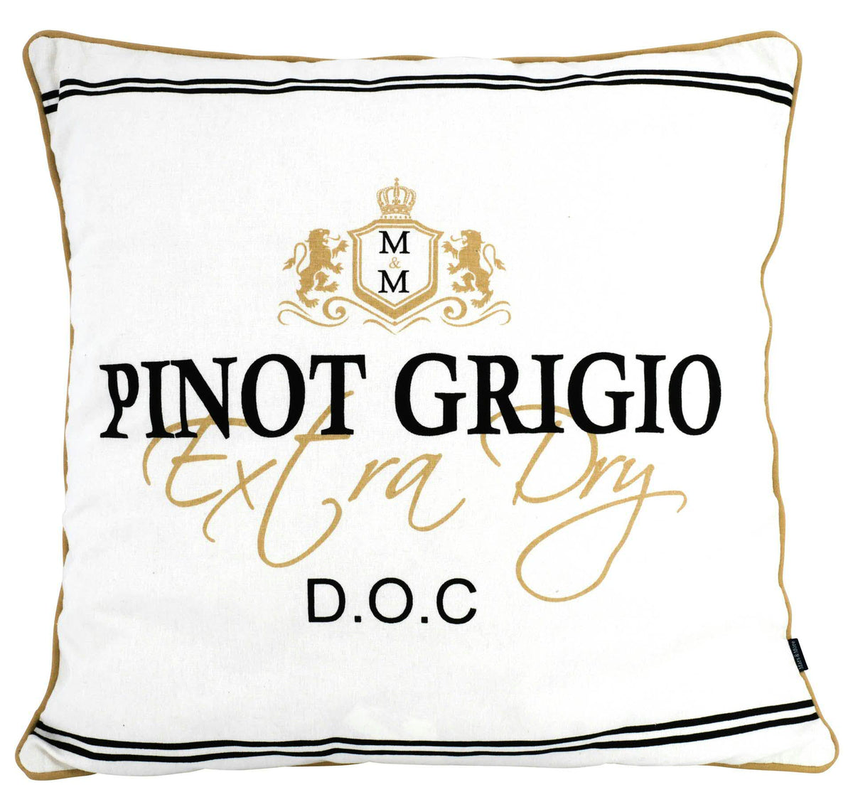 Cushion 50x50cm Pinot Grigio, white