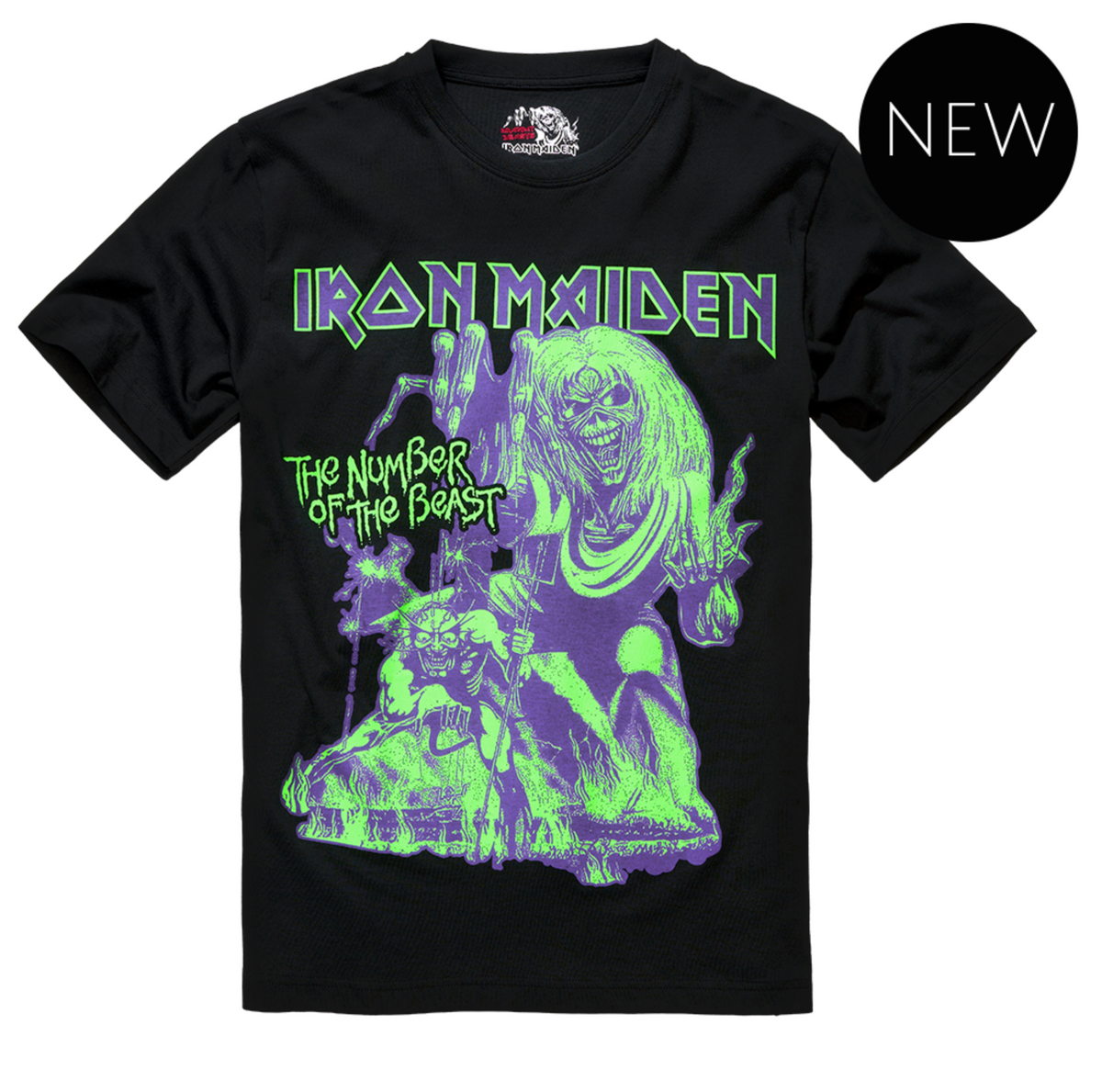 Camiseta de Iron Maiden "El número de la bestia"