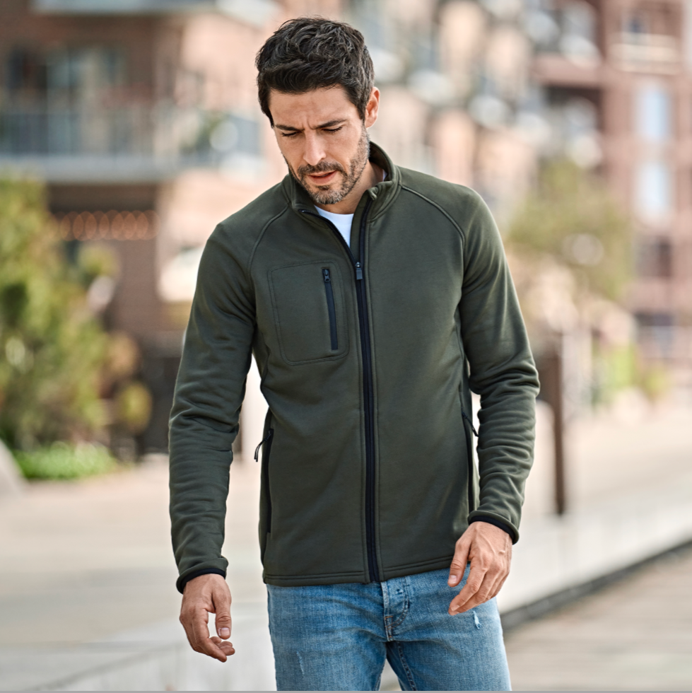 Chaqueta polar elástica para hombre 