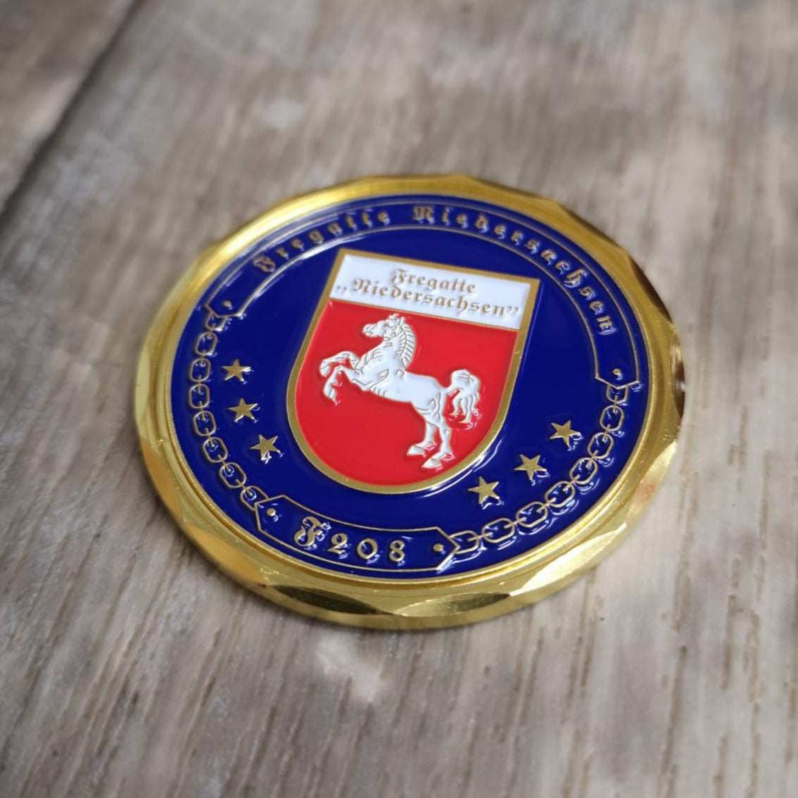 Moneda F208 Fragata Niedersachsen 