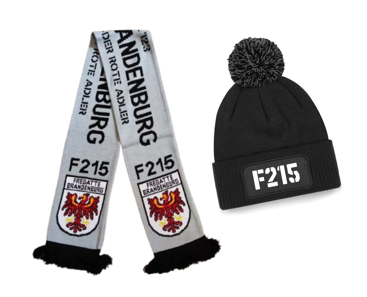 Conjunto de bufanda y gorro de abanico F215 Fragata Brandeburgo