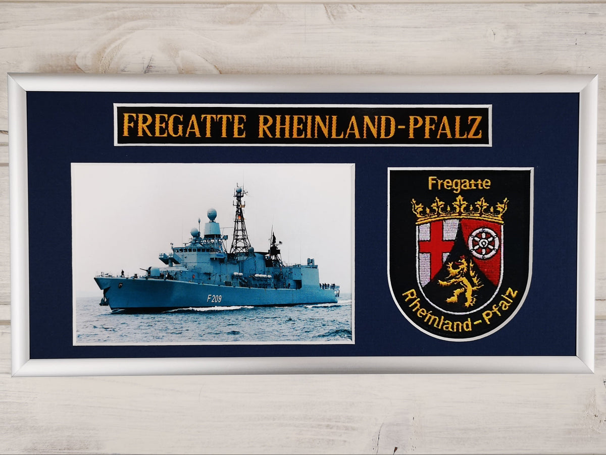 Fragata Renania-Palatinado - F209 - 15x30cm