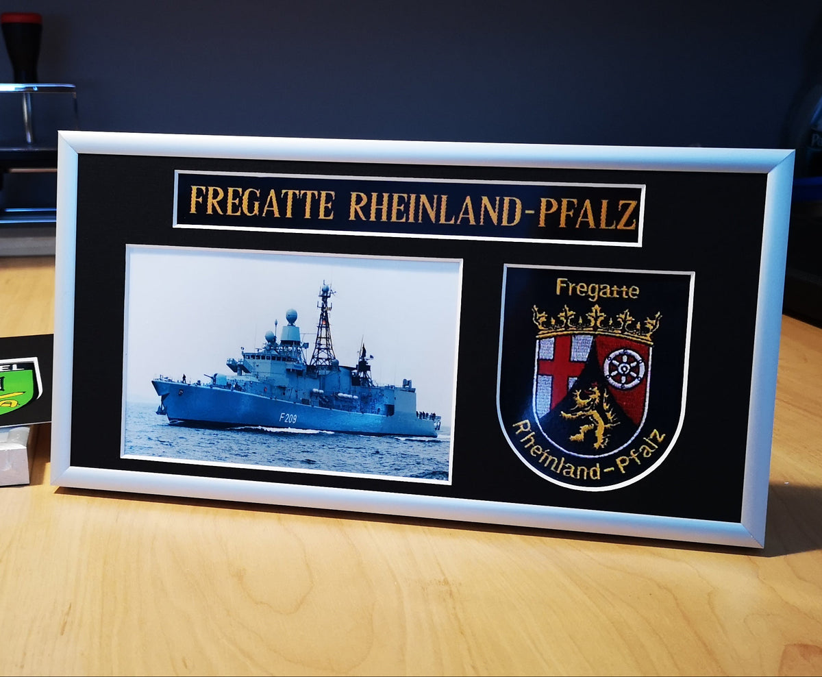 Fragata Renania-Palatinado - F209 - 15x30cm