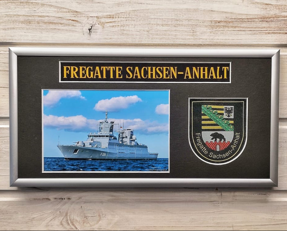 Fragata Sajonia-Anhalt - F224 - 15x30cm