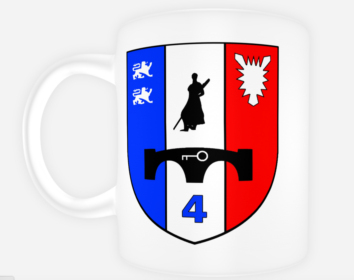 Taza de café 4./Spezialpionierregiment 164 VersZg - con personalización