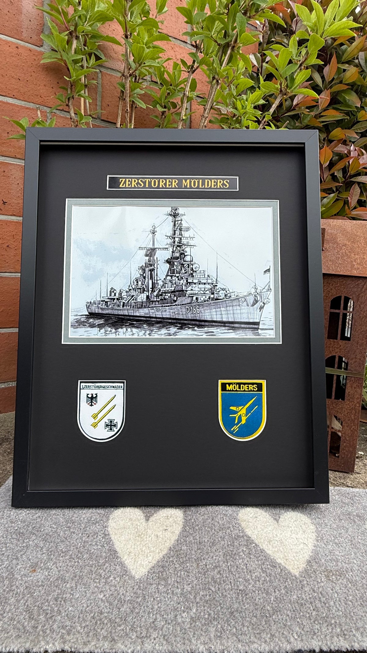 Bilderrahmen-Passepartout - MÖLDERS 40x50cm, schwarz