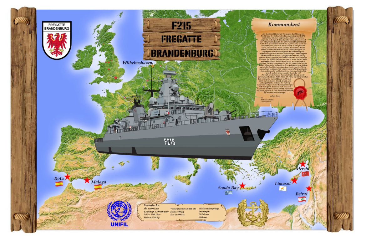 Carta náutica FPNUL 2024-F215 Brandeburgo