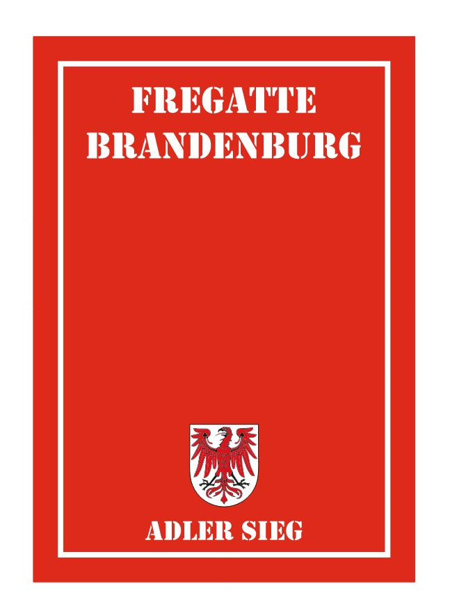 Handtuch 50x100cm , F215 Fregatte BRANDENBURG