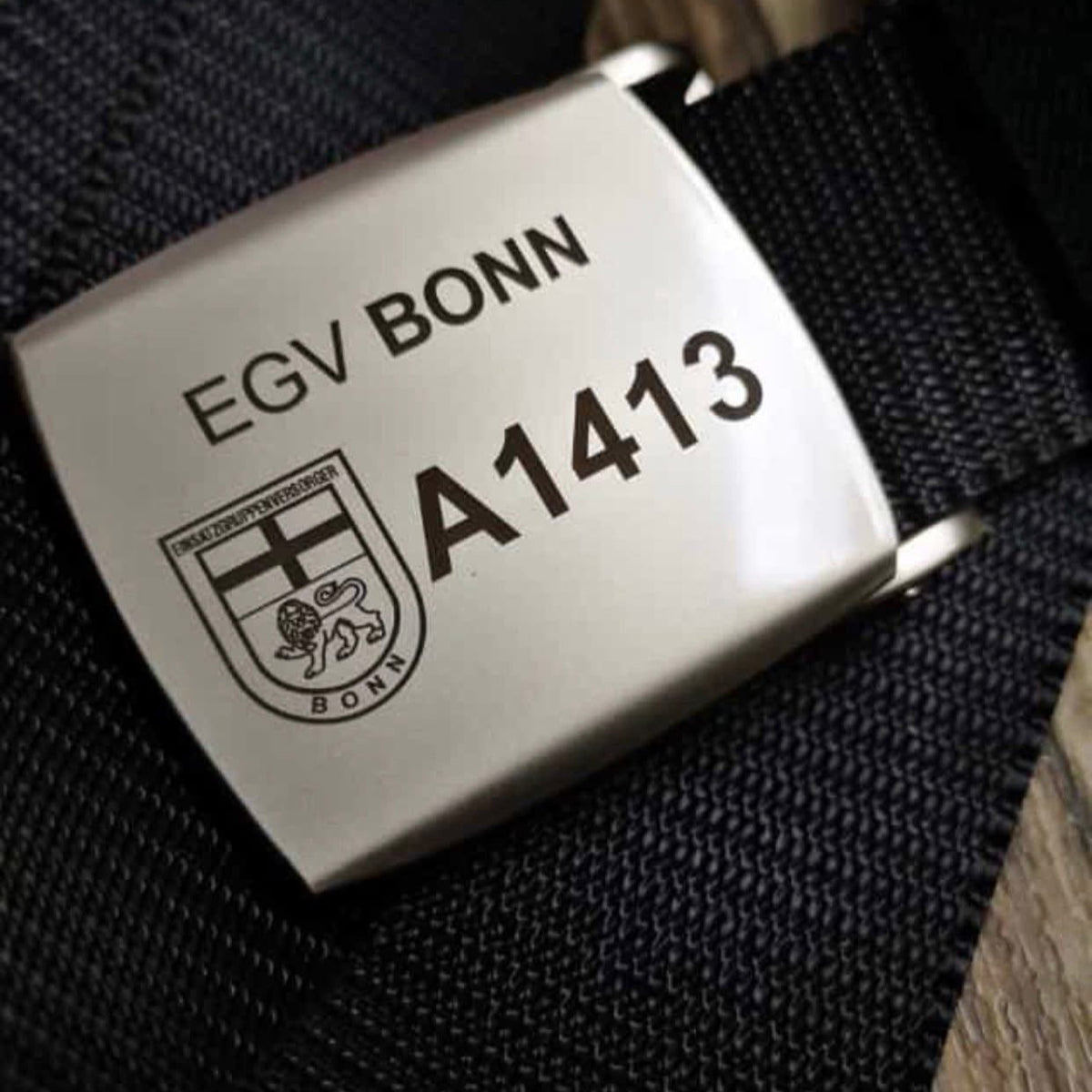 Canvas-Gürtel „A1413 EGV BONN“