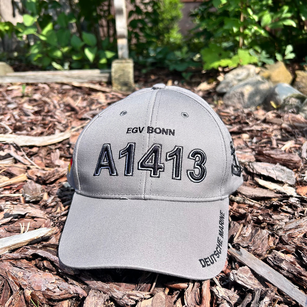 Basecap A1413 EGV BONN, grau