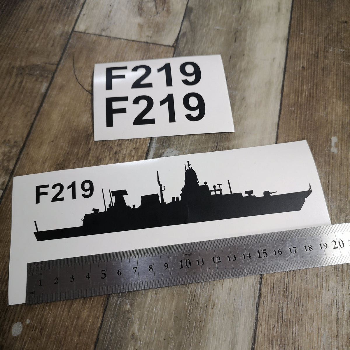 Aufkleber FREGATTE Klasse 124 plus 2x Hullnumber