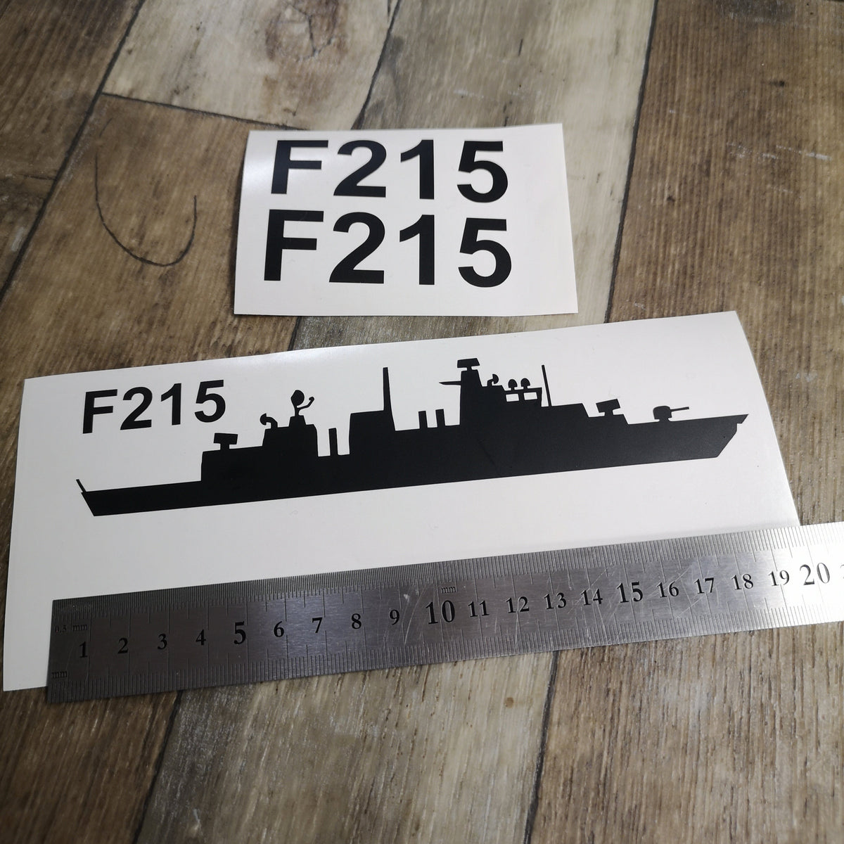 Aufkleber / Sticker FREGATTE Klasse 123 plus 2x Hullnumber