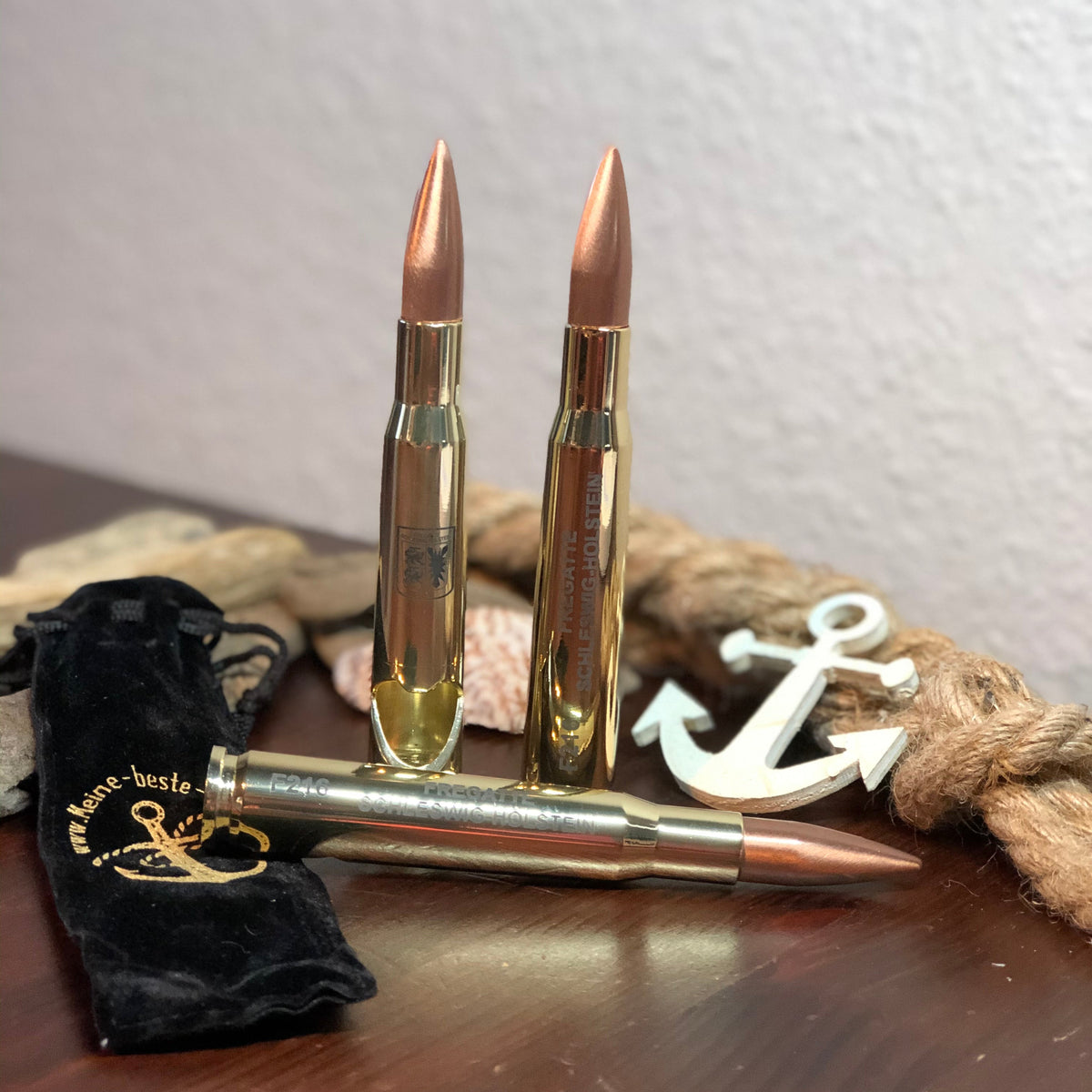 F216 Fragata SCHLESWIG-HOLSTEIN - Cartucho abrebotellas calibre 50 (1 pieza)