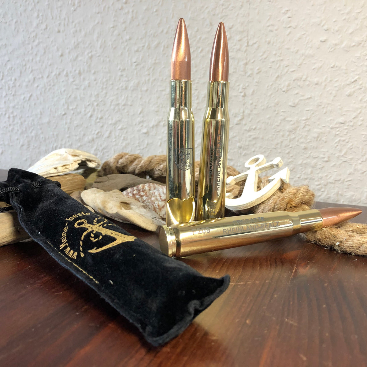 EGV A1413, cartucho abrebotellas calibre 50, con grabado láser