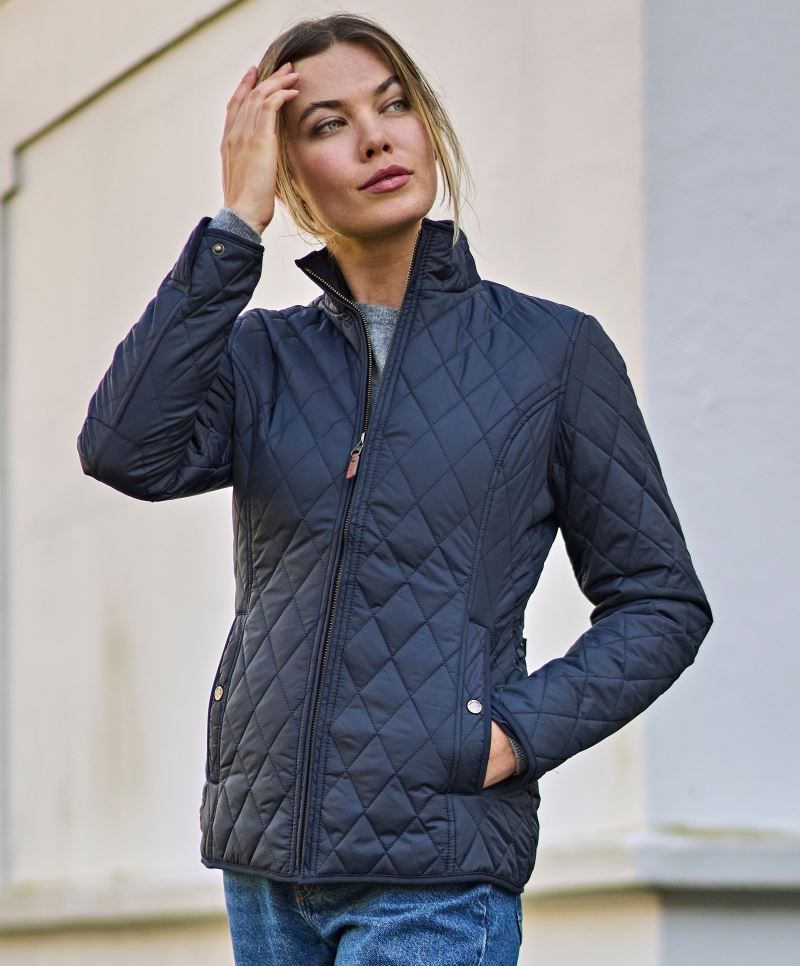 Chaqueta acolchada para mujer "Richmond" azul marino - TeeJays 