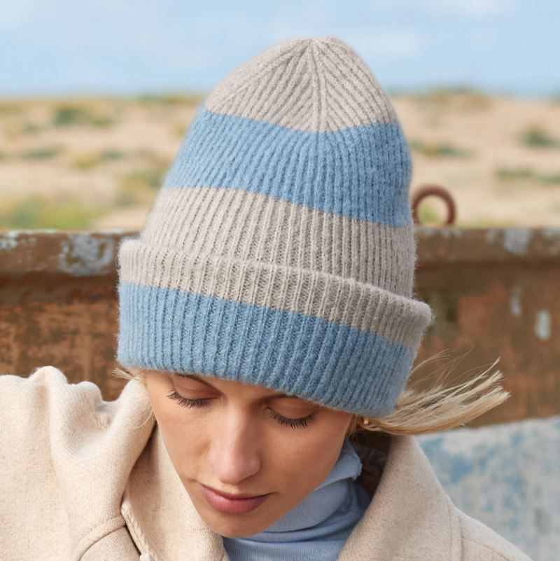 Strickmütze "Color Block"