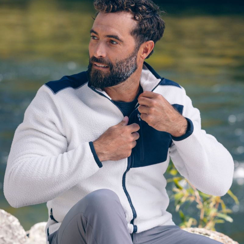 Cascade, Herren Sherpa Fleece Jacke