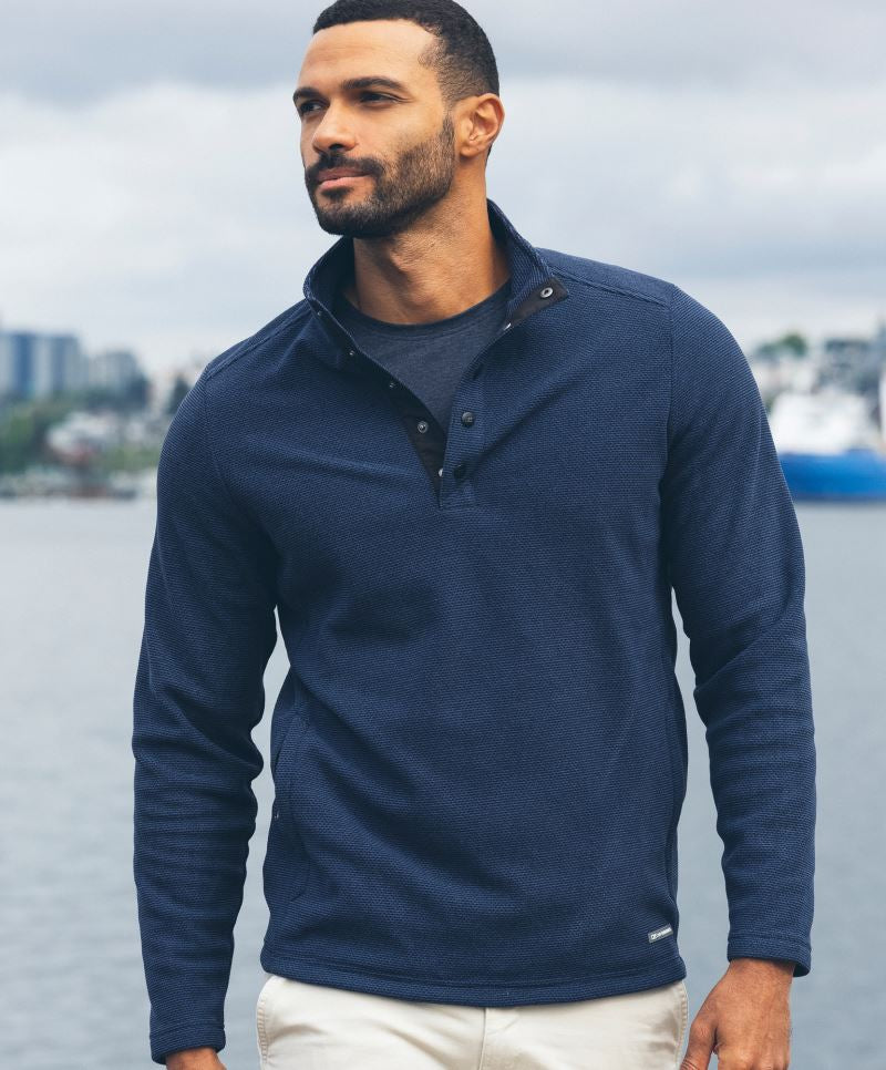 Herren Fleece Sweater / Troyer  "Hunts Point"