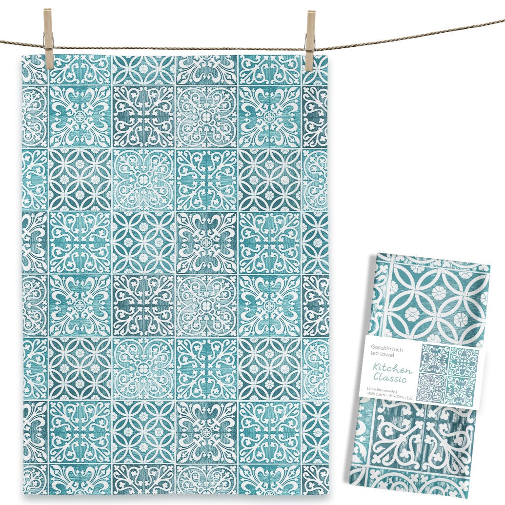 MALUU - Paño de cocina "Lisboa" 50x70cm