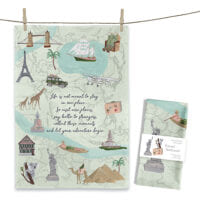 MALUU - Paño de cocina TRAVEL 50x70cm