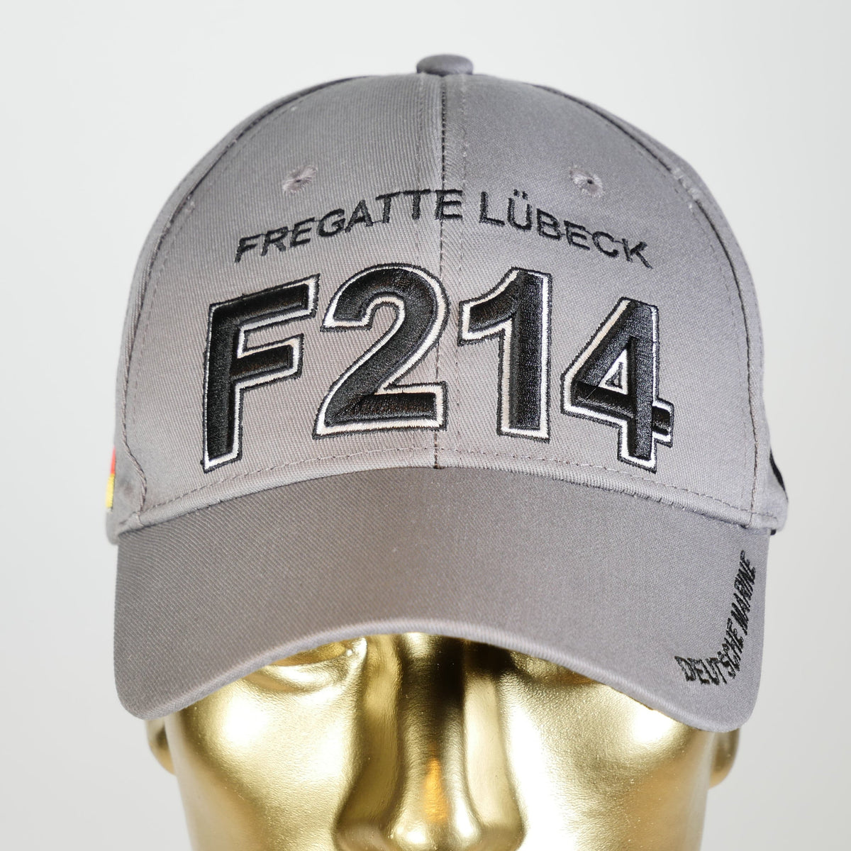 Fragata Lübeck F214 gris, gorra de béisbol gris 