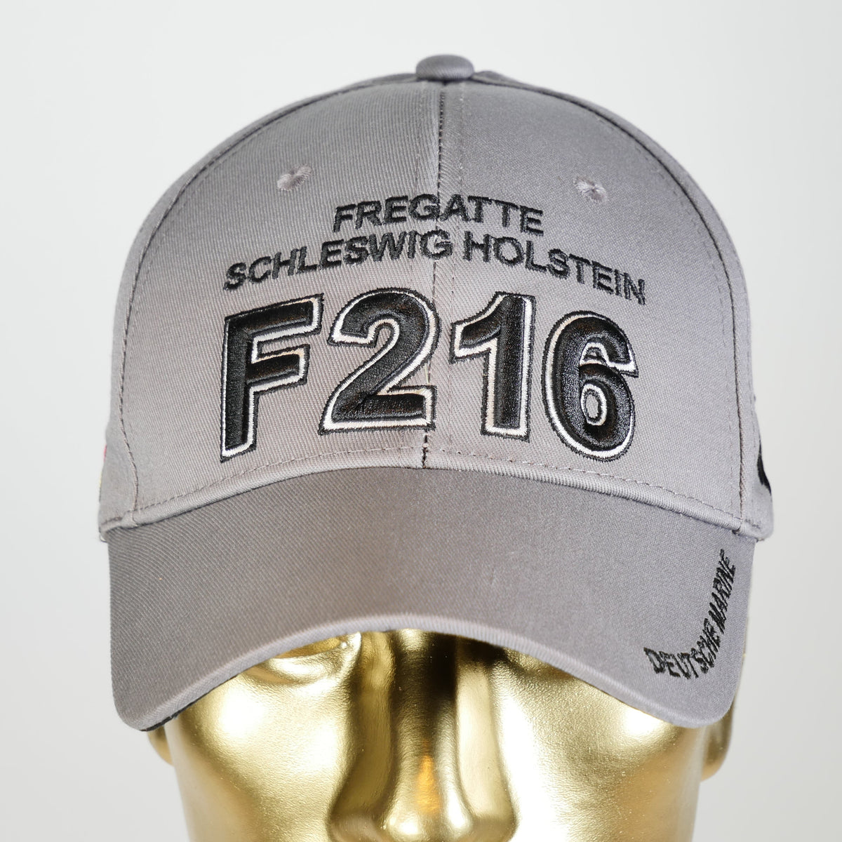 Gorra de béisbol de la Marina Fragata Schleswig-Holstein F216 gris 