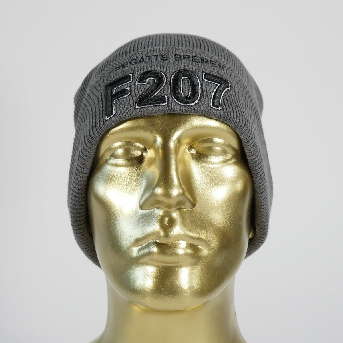 F207 Fragata Bremen, gorro de lana azul marino, gris