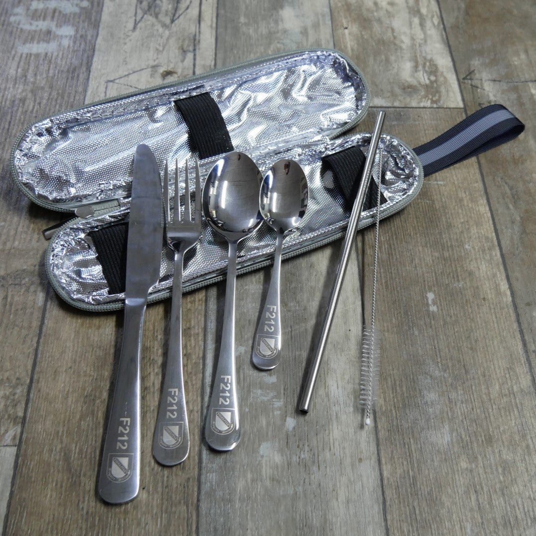 Fragata F212 KARLSRUHE - Juego de cubiertos con bolsa, 7 piezas