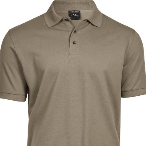 Polo elástico de piqué de lujo para hombre, pesado, kit 