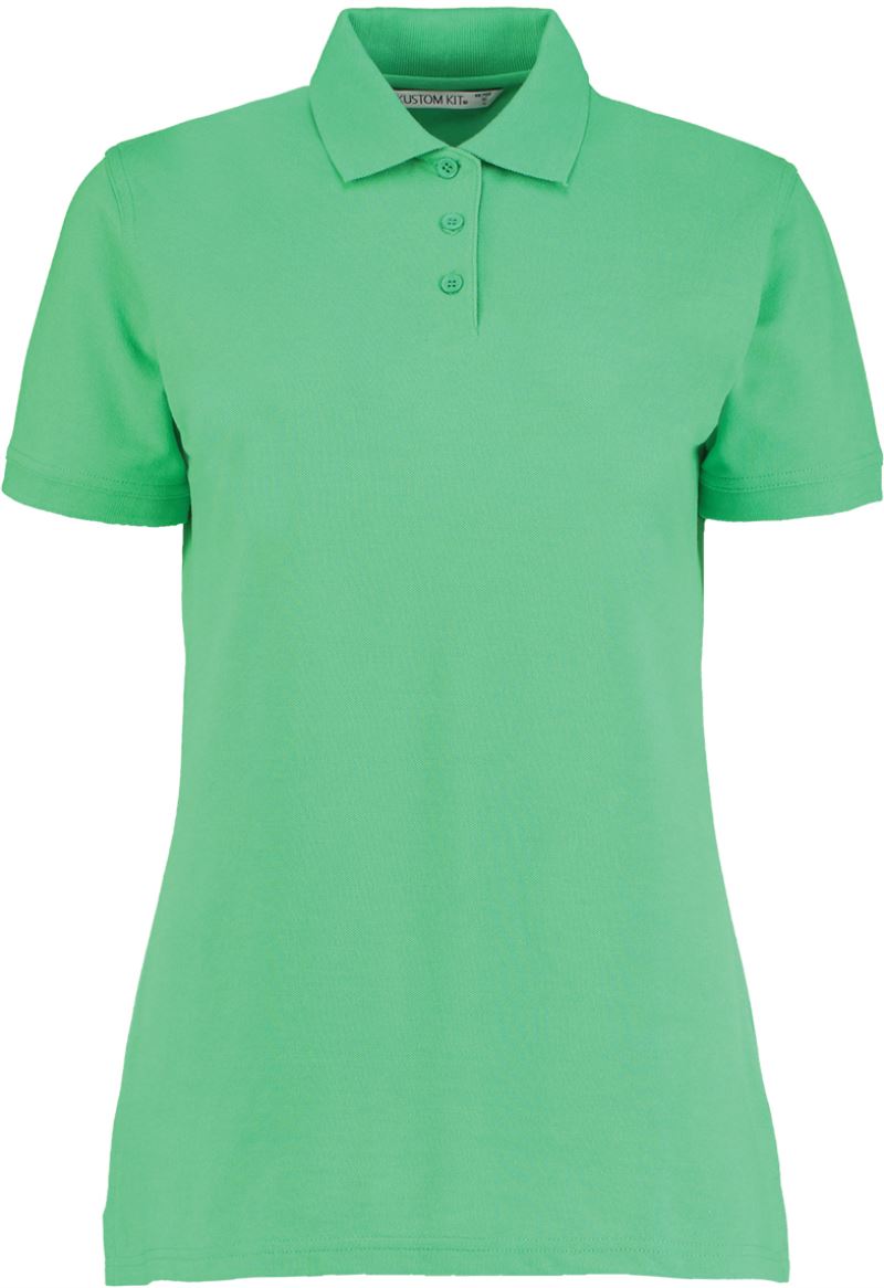 Polo de mujer Oxylis, verde manzana, bordado