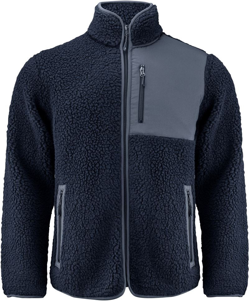 Herren Sherpa Fleece Jacke "Two-Tone"
