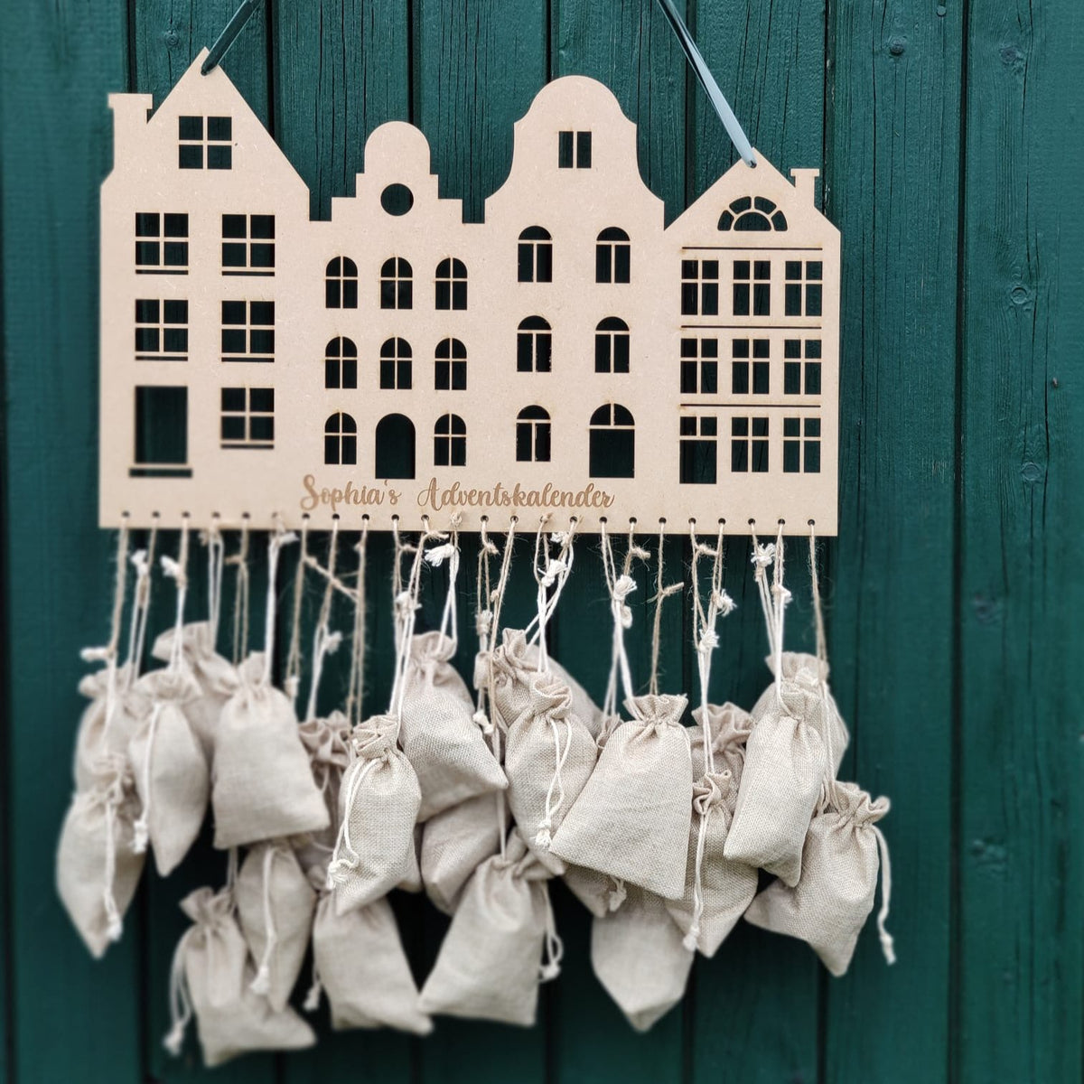 Calendario de Adviento "Casas"