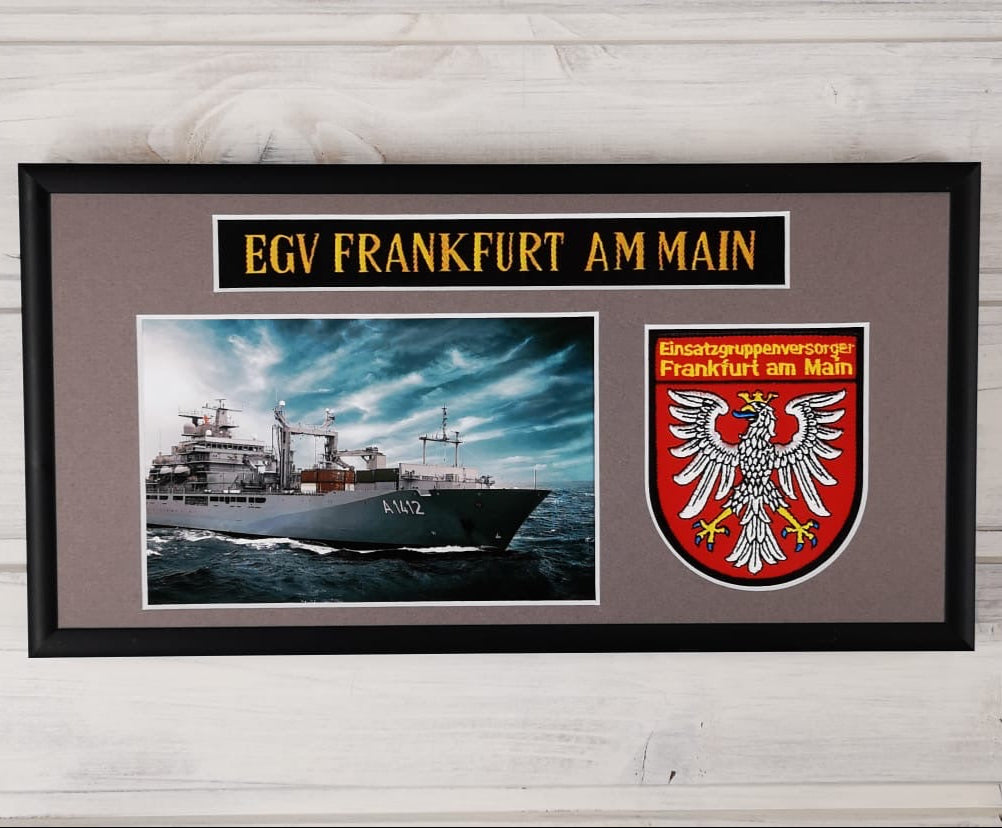 Grupo de Reenvío de Einsatzgruppen (EGV) FRÁNCFORT DEL MENO - A 1412 - 15x30cm