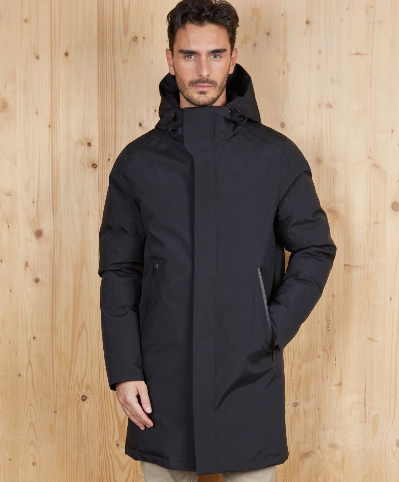 Parka de hombre NEOBlu "ALFI", negra 
